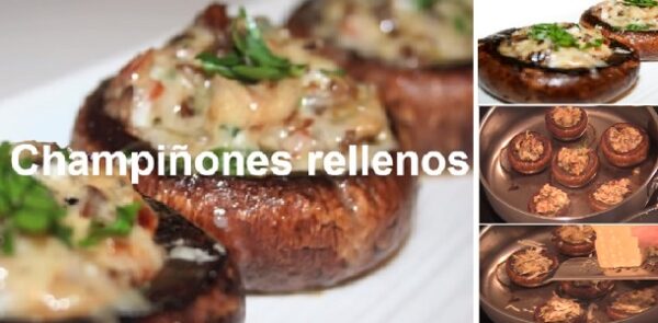 CHAMPIÑONES RELLENOS ” By  Víctor Muñoz ” Si te gusta dinos HOLA y dale a Me Gusta MIREN …