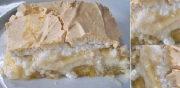 CON TAN SOLO ESTES INGREDIENTES TU HACES LA TORTA DE PLÁTANO CON CREMA Y SUSPIRO MÁS FÁCIL Y DELICIOSA DEL MUNDO