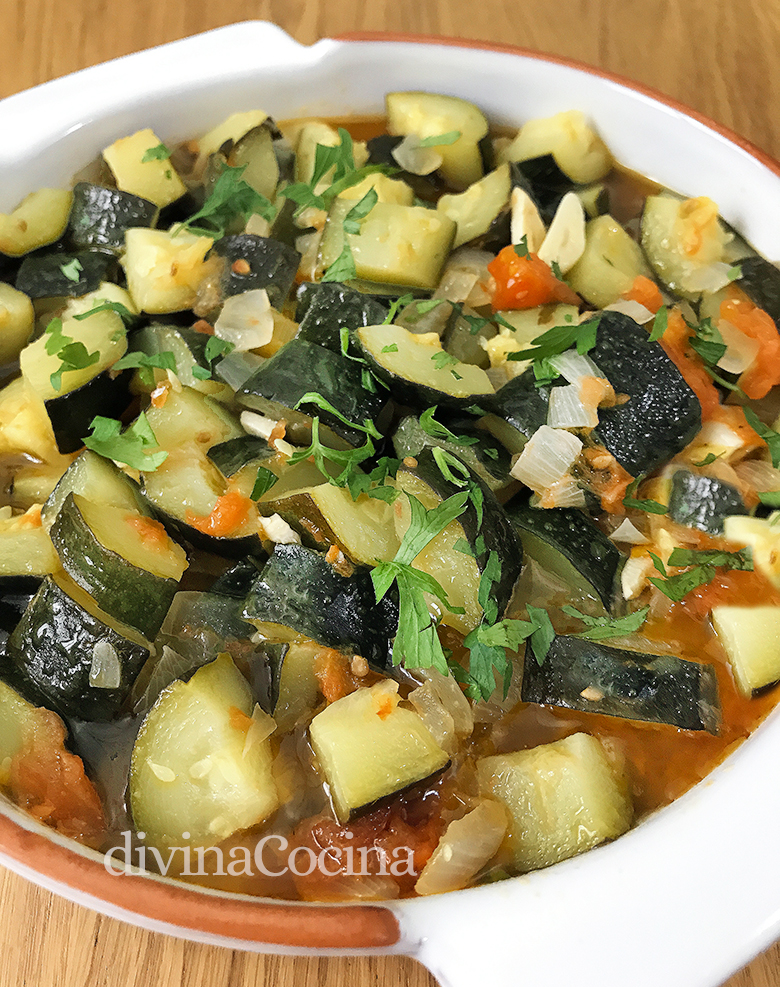 Calabacines guisados Calabacines guisados