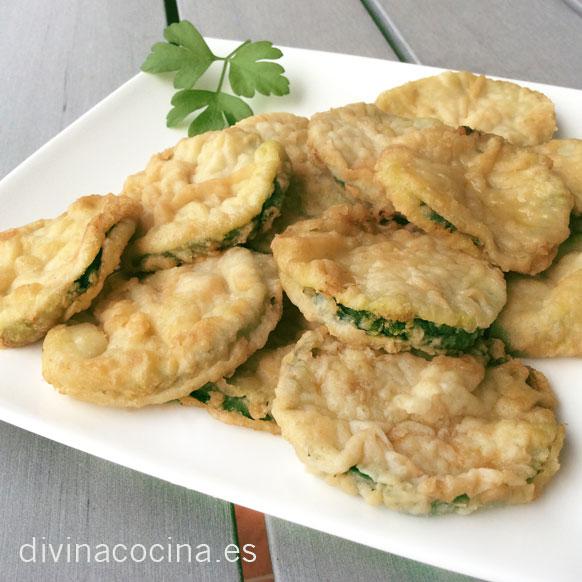 calabacines rebozados