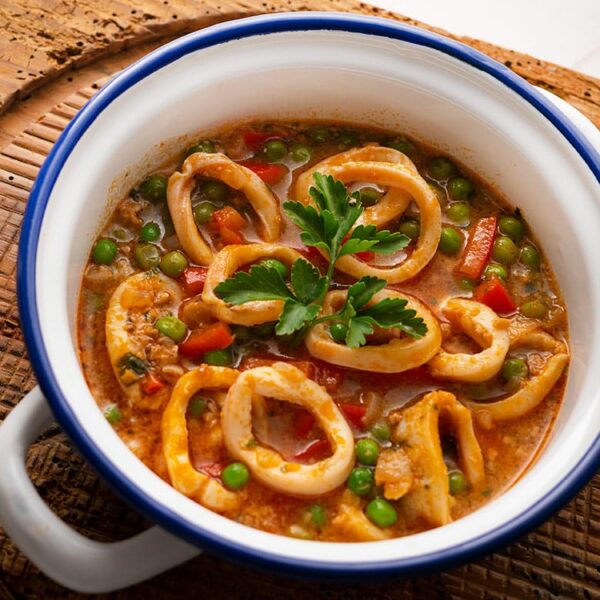 Calamares estofados