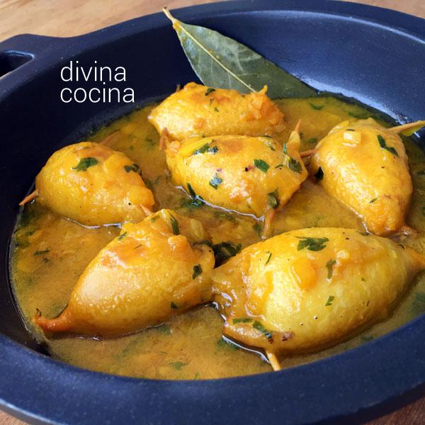 Calamares rellenos (varias recetas)