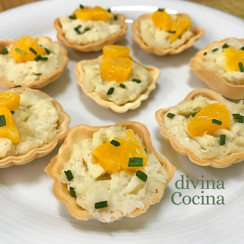 canapes de brandada de bacalao 1