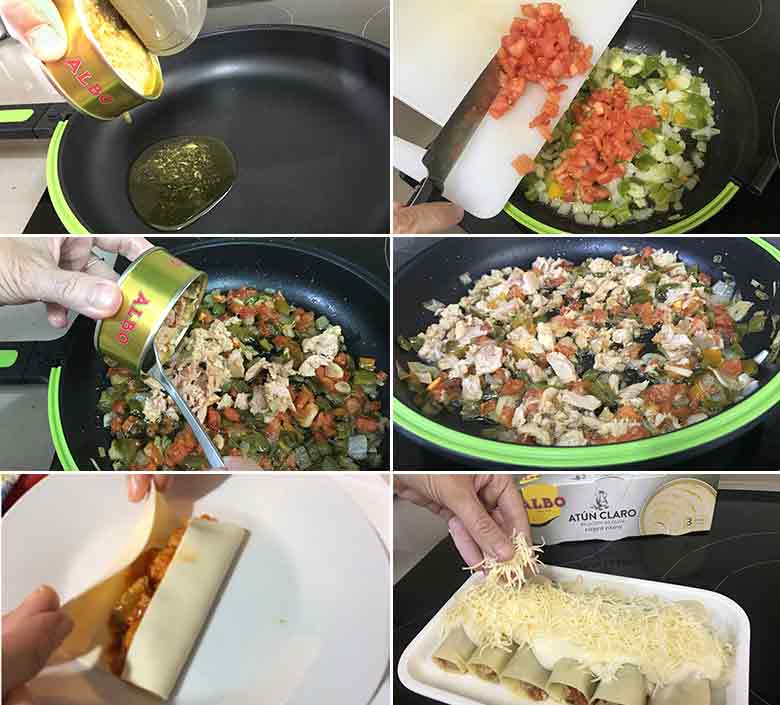 canelones de atun paso a paso canelones de atun paso a paso