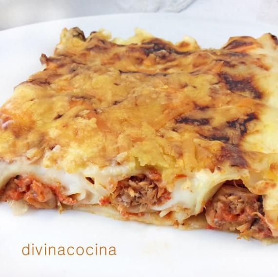 canelones de atun con tomate canelones de atun con tomate