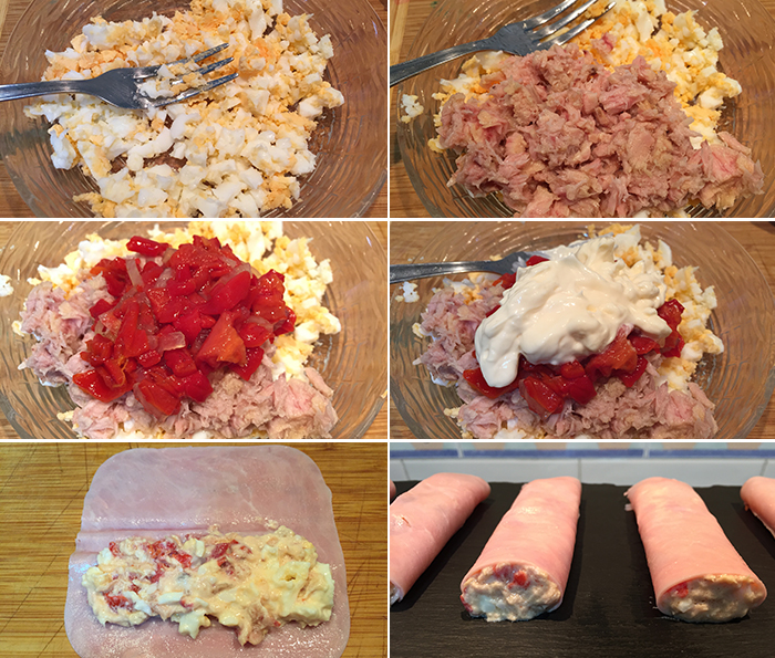 canelones frios de jamon york paso a paso canelones frios de jamon york paso a paso