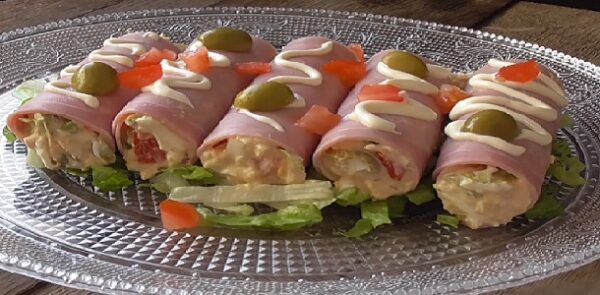 Canelones fríos de jamón cocido un rico plato fresquito! ” By Rosa cocinera y madre ” Si te gusta dinos HOLA y dale a Me Gusta MIREN…