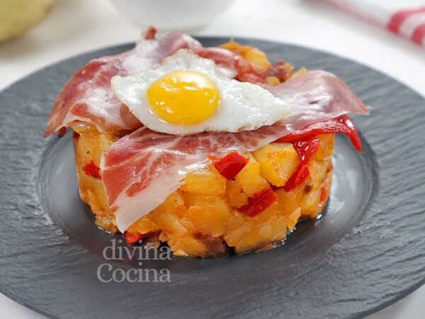 Capricho de patatas con huevo