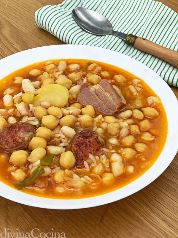 Cascote (alubias y garbanzos en cascote)