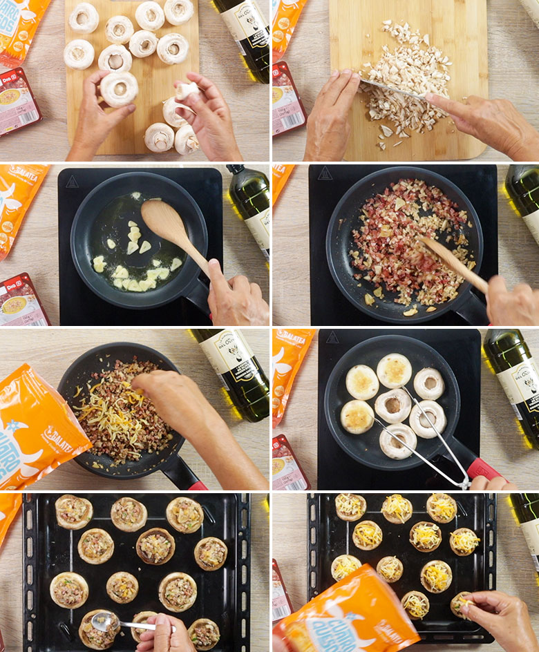 champinones rellenos jamon queso paso paso champinones rellenos jamon queso paso paso