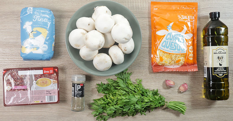 champinones rellenos jamon queso ingredientes champinones rellenos jamon queso ingredientes