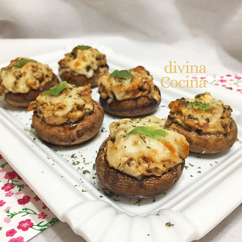 champinones rellenos de queso philadelphia champinones rellenos de queso philadelphia