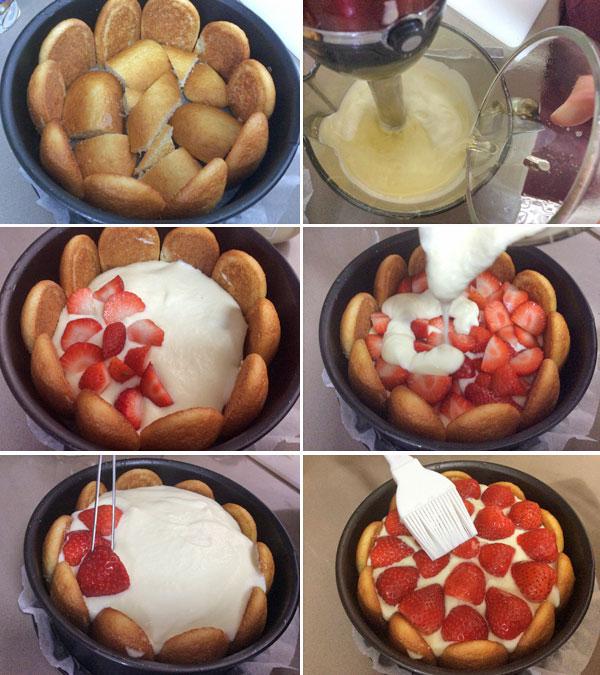 charlota de fresas paso a paso charlota de fresas paso a paso