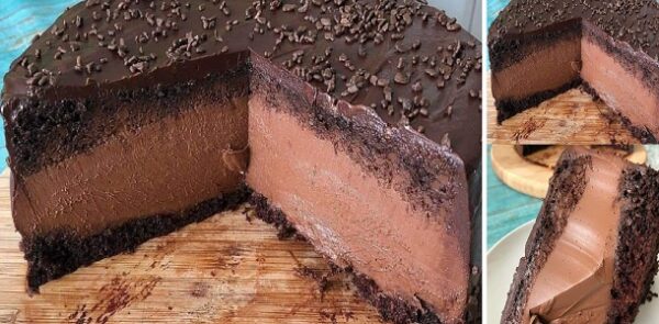 Cheesecake intenso de chocolate…Ver más