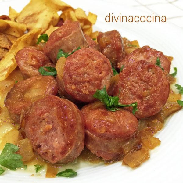 chorizos a la sidra chorizos a la sidra