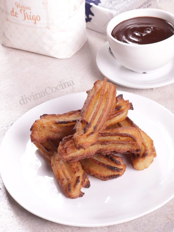 Churros caseros en freidora de aire (airfryer)