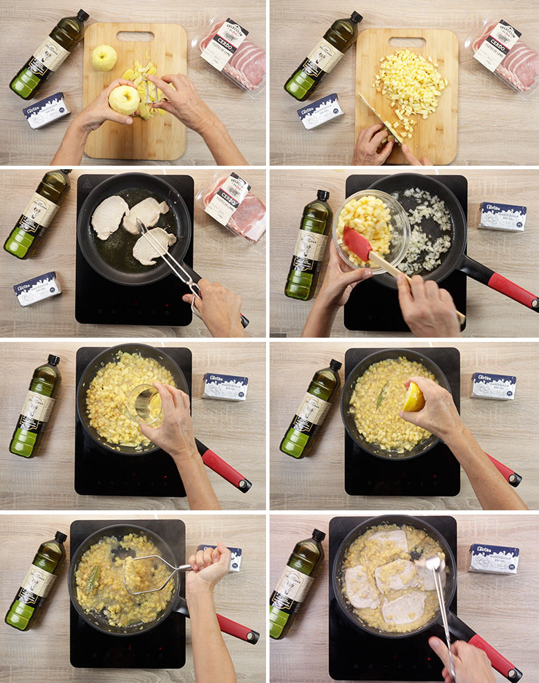 lomo con manzanas o membrillos paso paso lomo con manzanas o membrillos paso paso