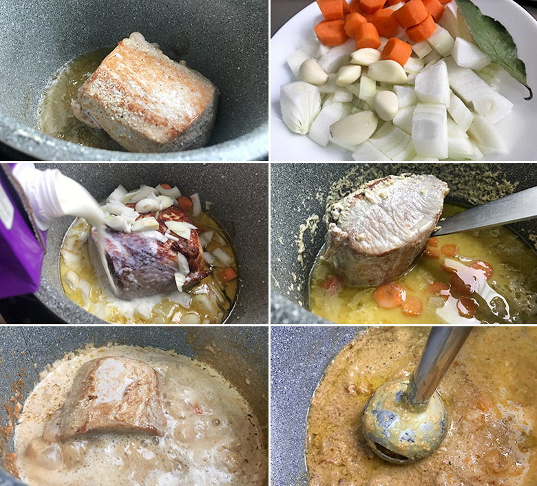 lomo de cerdo guisado en leche paso a paso lomo de cerdo guisado en leche paso a paso