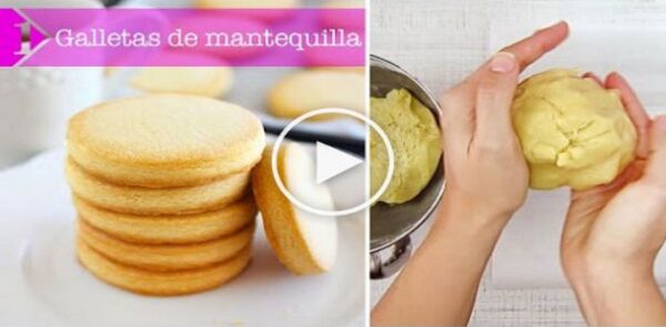 Cómo Hacer Galletas de mantequilla – Receta de la masa paso a paso, Si te gusta dinos HOLA y dale a Me Gusta MIREN …