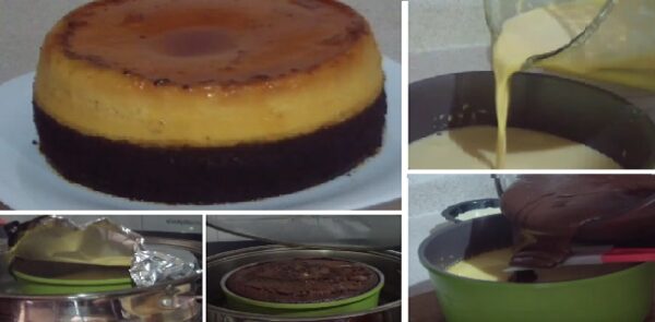 Cómo Hacer chocoflan sobre la estufa facil y rapido, Si te gusta dinos HOLA y dale a Me Gusta MIREN …