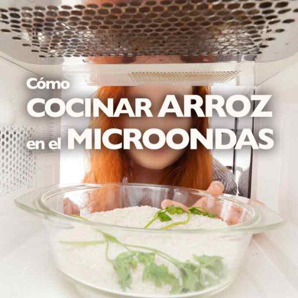 Cómo cocinar arroz en el microondas