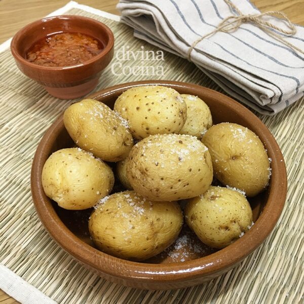 Cómo hacer Papas arrugadas en el microondas