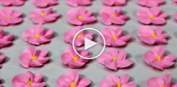 Cómo hacer flores de cerezo con glasé, Si te gusta dinos HOLA y dale a Me Gusta MIREN