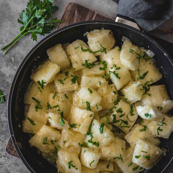Cómo preparar Yuca al Mojo