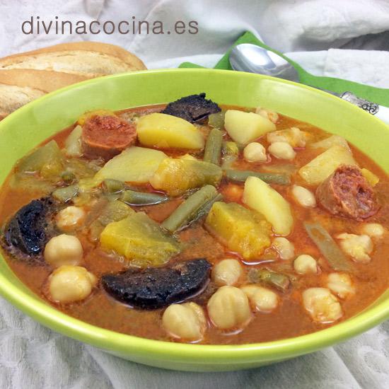 Cocido de calabaza al estilo andaluz