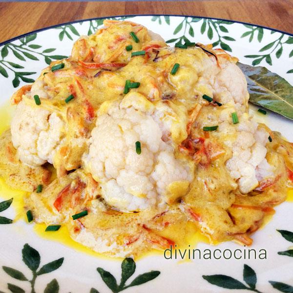 coliflor al curry coliflor al curry