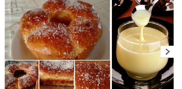 Como Hacer Pan de Navidad rellena con leche condensada y coco, Si te gusta dinos HOLA y dale a Me Gusta MIREN …