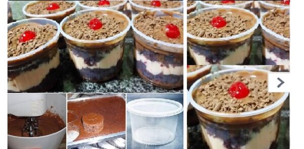 Como hacer Torta Selva Negra en Pote para vender, Si te gusta dinos HOLA y dale a Me Gusta MIREN …