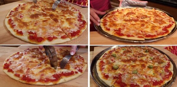 Como hacer pizza casera y masa para pizza en recetas caseras ” By  La Cocina de Sandy ” Si te gusta dinos HOLA y dale a Me Gusta MIREN…