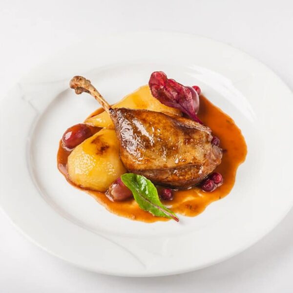 Confit de pato a la miel