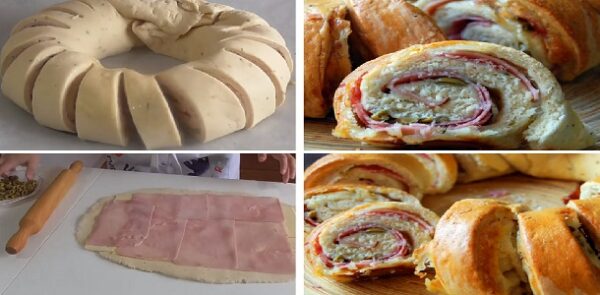 Corona de jamón, queso y aceitunas, Si te gusta dinos HOLA y dale a Me Gusta MIREN…