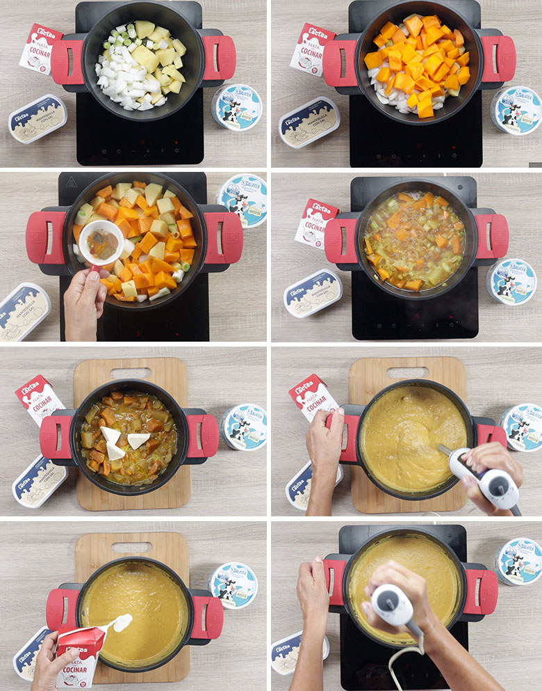 crema de calabaza paso a paso crema de calabaza paso a paso