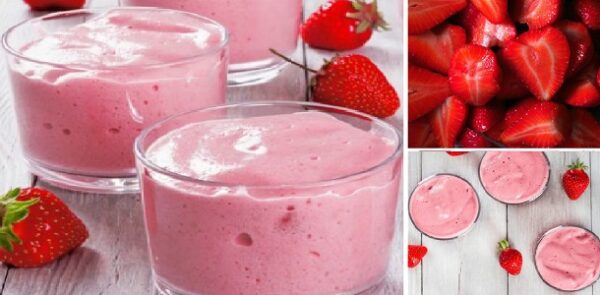 Crema de fresa con proteínas, Si te gusta dinos HOLA y dale a Me Gusta MIREN…