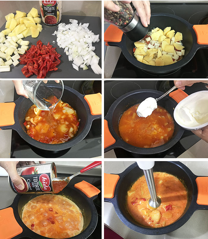 crema templada de tomate queso fresco y albahaca crema templada de tomate queso fresco y albahaca