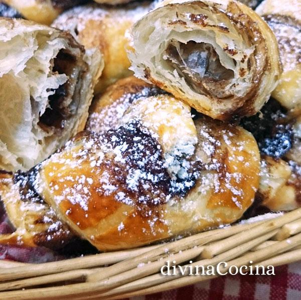 croissants de chocolate