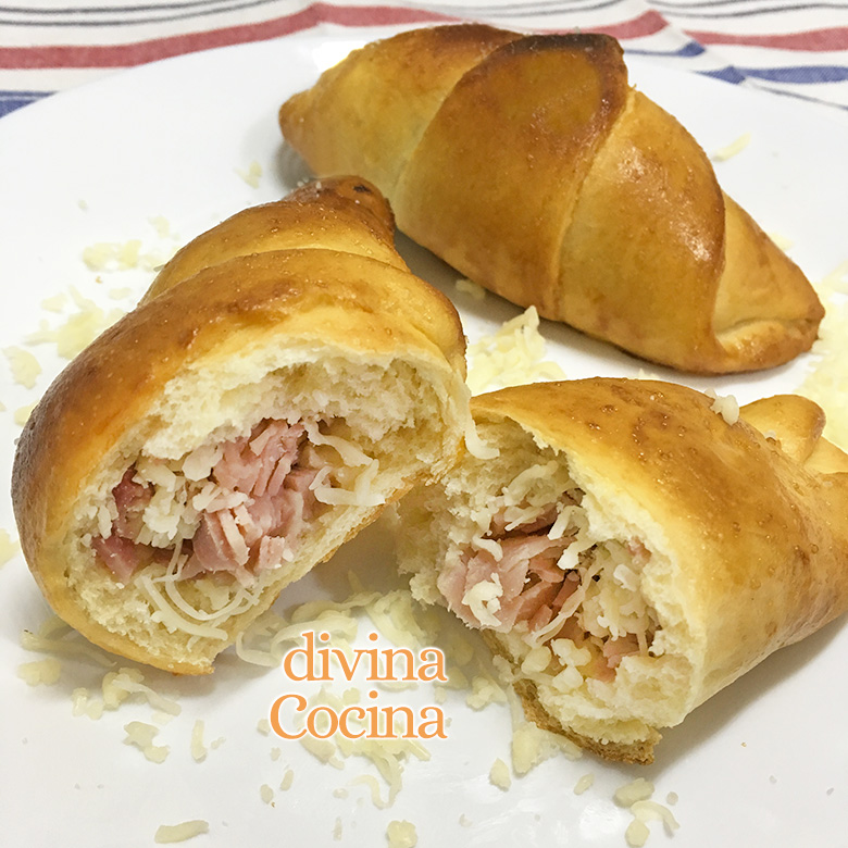 croissants caseros rellenos jamon y queso croissants caseros rellenos jamon y queso