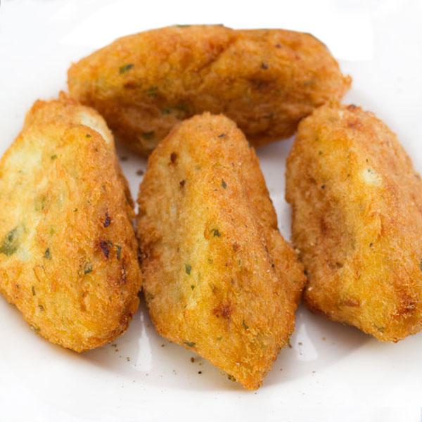 croquetas de patatas y bacalao