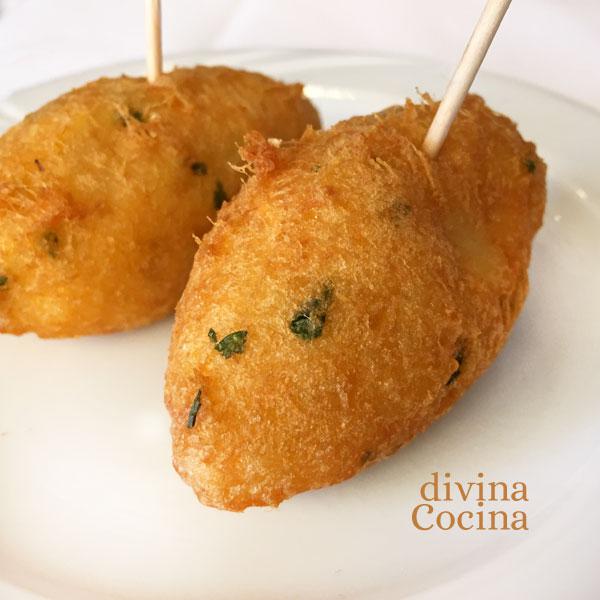 croquetas de patatas y bacalao