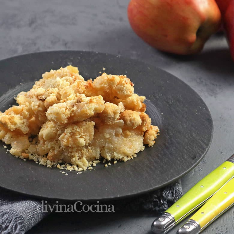 crumble de manzana crumble de manzana