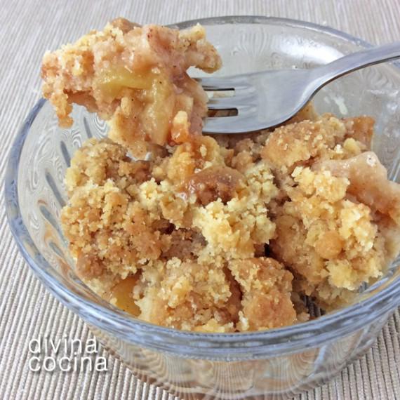 crumble de manzana crumble de manzana