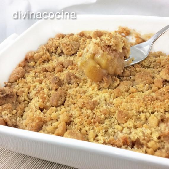 crumble de manzana crumble de manzana