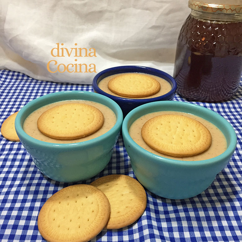 cuajada de galletas y miel