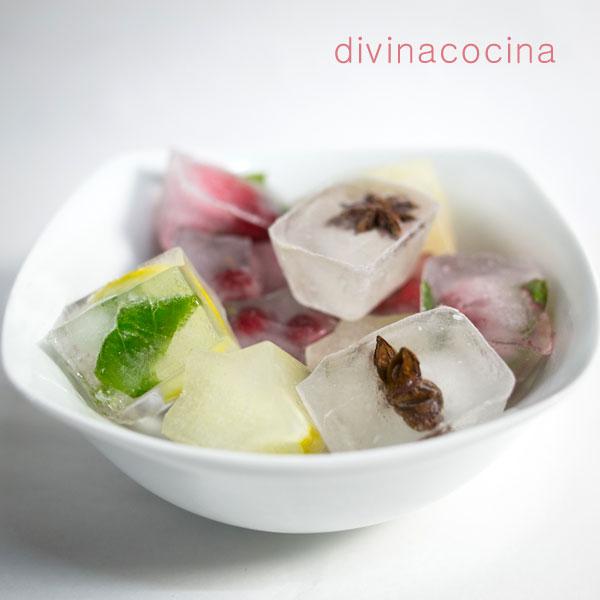 cubitos de hielo aromatizados cubitos de hielo aromatizados