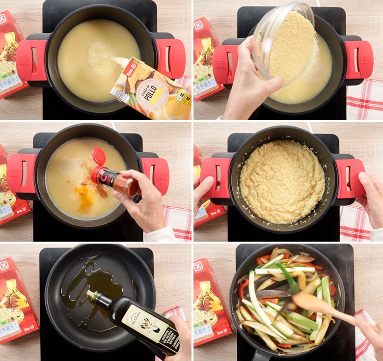 cuscus verduras paso a paso cuscus verduras paso a paso