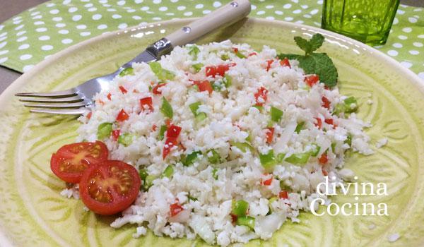 cuscús de coliflor cuscús de coliflor