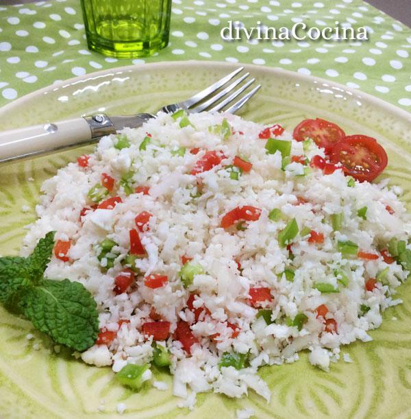 cuscús de coliflor cuscús de coliflor